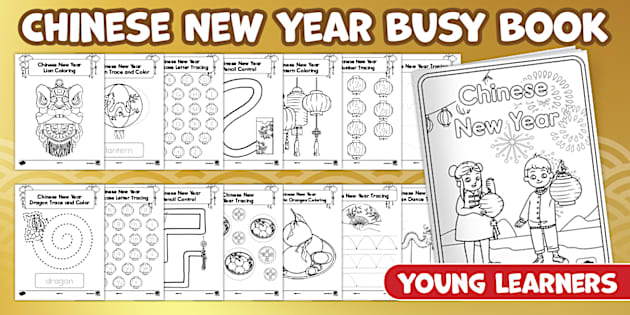 Chinese New Year Busy Book (profesor hizo) - Twinkl