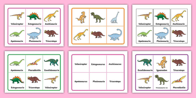 20 Stickers De Dinosaurios A Todo Color Para Imprimir Descargar