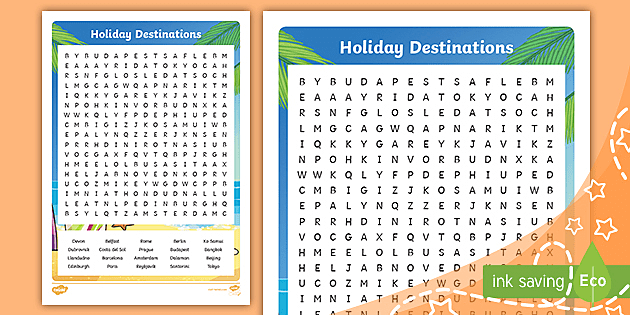 differentiated summer wordsearch fun word search printable