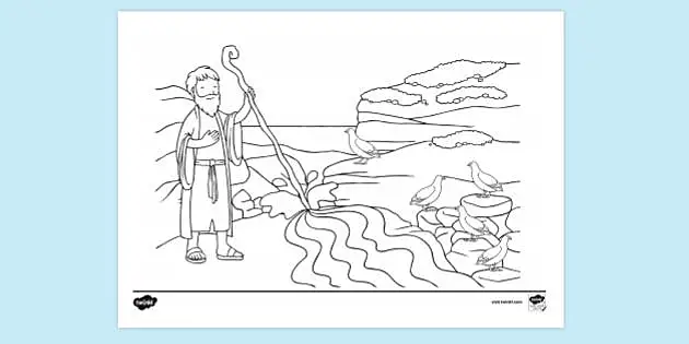 jesus is manna from heaven coloring pages