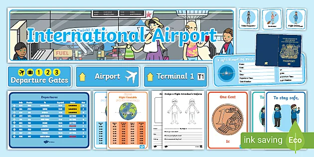 International Airport Role Play Pack