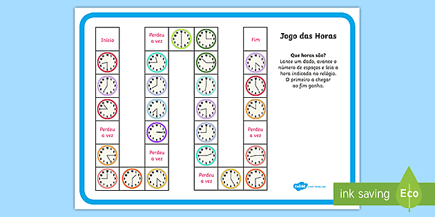 Atividades de Matemática para o 3º Ano – Aprendendo as Horas