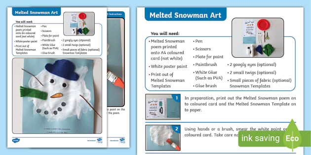 Melted Snowman | Sticker