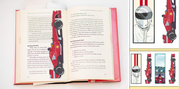 Race Car Bookmarks | Twinkl Party (teacher made) - Twinkl