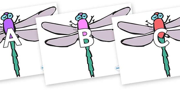 FREE! - A-Z Alphabet on Dragonflies (teacher made) - Twinkl