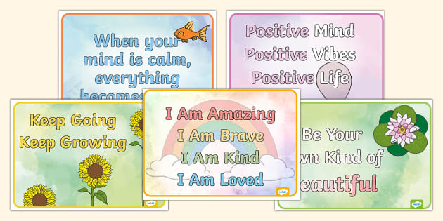 Mindfulness Classroom Display Posters (Lehrer gemacht)