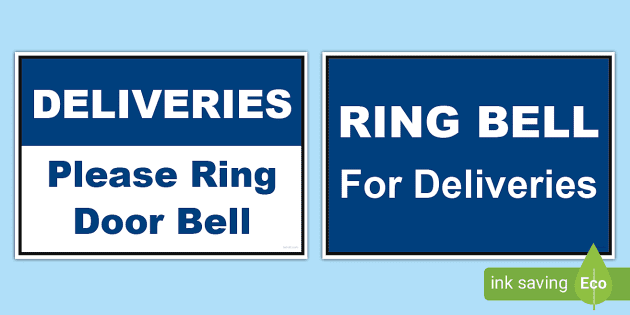 PLEASE RING BELL ONCE AND WAIT FOR ATTENTION ENGRAVED ACRYLIC SIGN  120x220x2mm | eBay