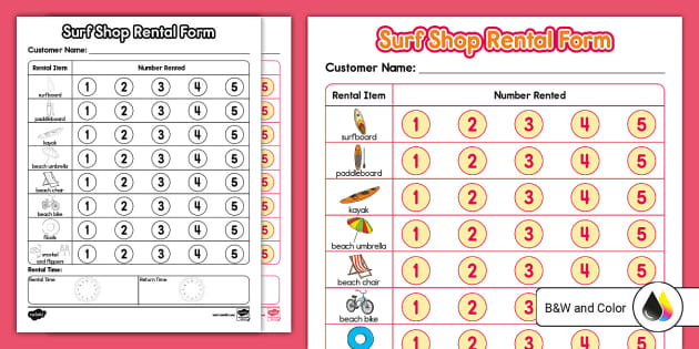 beach-dramatic-play-surf-shop-rental-form-teacher-made for Beach Dramatic Play Free Printables Beach Dramatic Play Surf Shop Rental Form (teacher made) for Beach Dramatic Play Free Printables