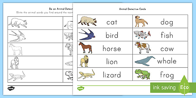 English writing practice book A-Z through learning about animals For Kids