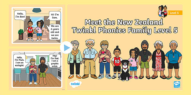 Meet the Twinkl Phonics Family: Level 5 PowerPoint - Twinkl