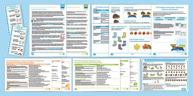 EYFS Planning & Assessment WRM Measure & Pattern | Twinkl