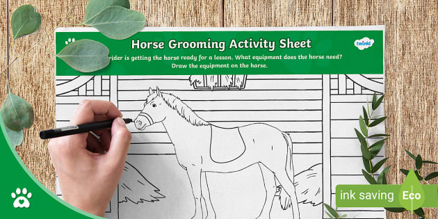 free horse dot to dot printable ks1 teacher made