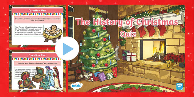 KS2 Christmas History Quiz PowerPoint (teacher made)