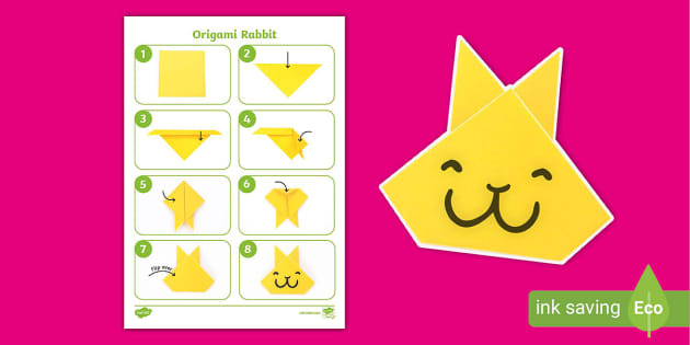Rabbit Origami STEM Activity (teacher made) - Twinkl