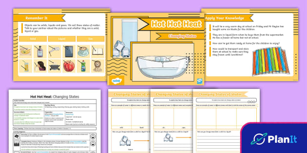 Yr 3 Science Hot Hot Heat Lesson 5 Changing States - Twinkl