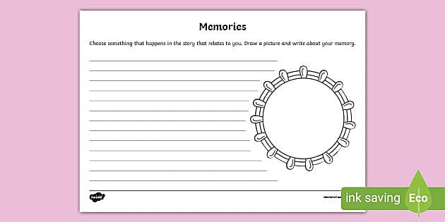 Memories Comprehension Worksheet