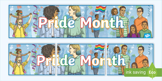 Pride Month Display Banner (teacher made) - Twinkl