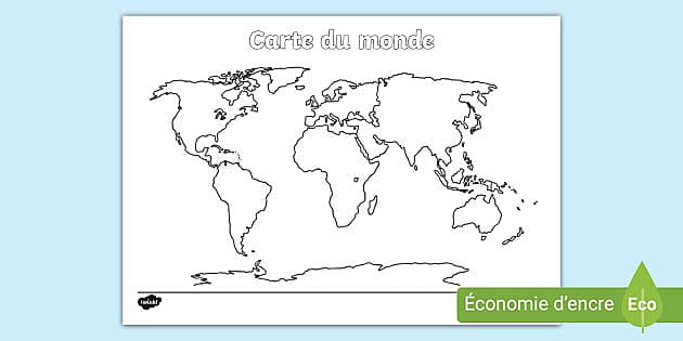 Fiche D activit s Carte Du Monde Compl ter