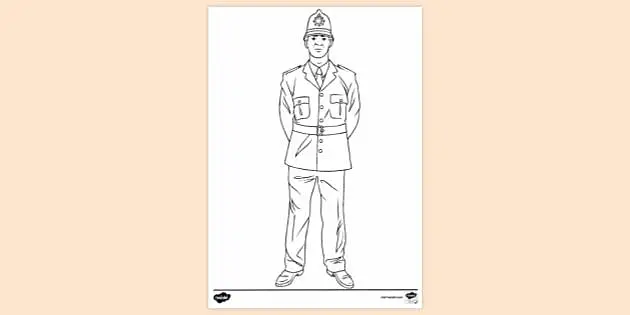 26 Police Coloring Pages (Free PDF Printables)