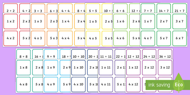 91 Math Flash Card Multiplication Help learn Homeschool Core 0-12 division Tutor 