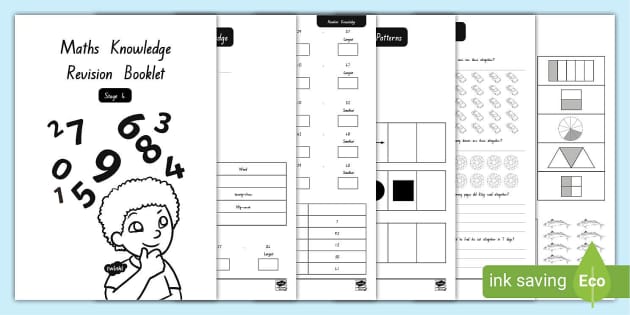 Stage 4 Maths Revision Booklet | Maths Worksheets for Kids