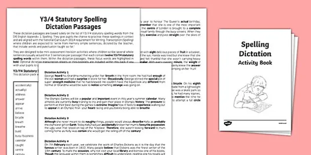 english dictation worksheets l uks2 literacy spelling