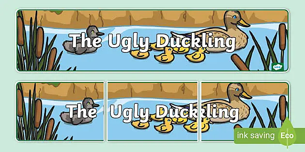 The Ugly Duckling Stick Puppets (teacher made) - Twinkl