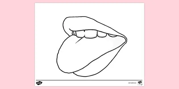 Easy Drawing Guides - How to Draw a Mouth and Tongue. Easy to Draw Art  Project for Kids. See the Full Drawing Tutorial on http://bit.ly/2Zc5KL7 .  #Mouth and #Tongue #HowToDraw #DrawingIdeas |