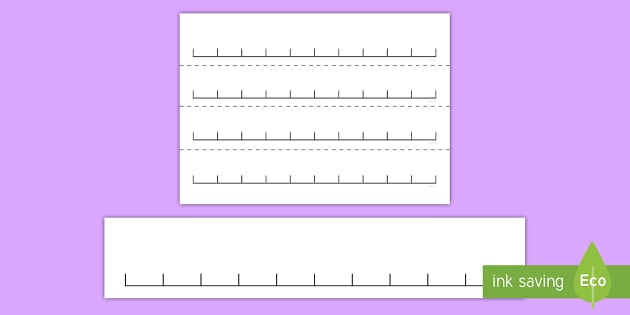 blank number line to 10 twinkl maths resources