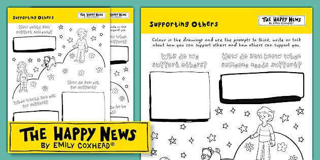 The Happy Newspaper: Supporting Others (Teacher-Made)