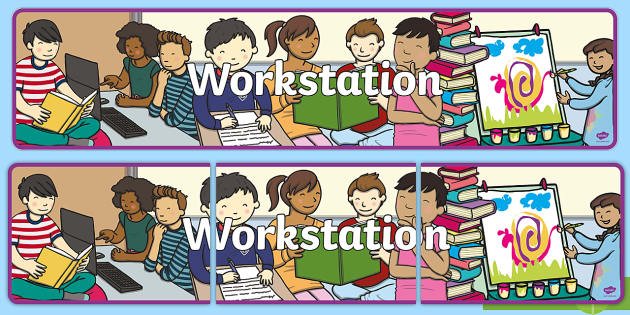 👉 Workstation Display Banner Hecho Por Educadores