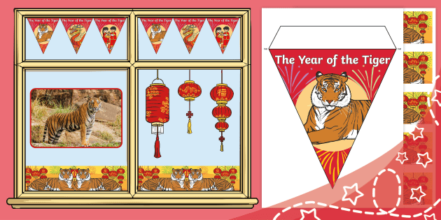 Chinese New Year Window Display (teacher made) - Twinkl