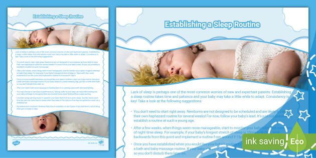 Top Tips For Establishing A Baby Sleep Routine - Parents