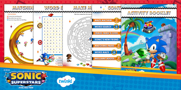 FREE! - Sonic: Activity Booklet for Grade 3-5 - Twinkl