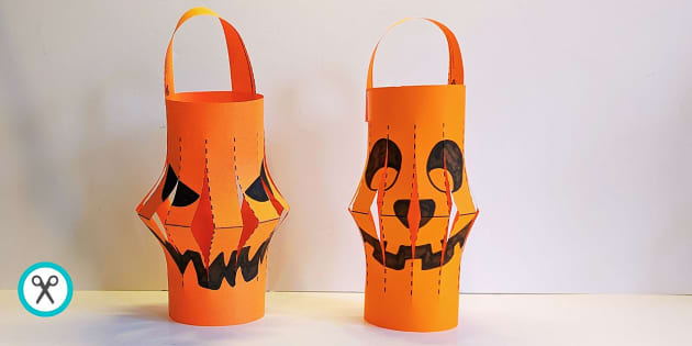 Free Jack-O-Lantern Craft for Halloween