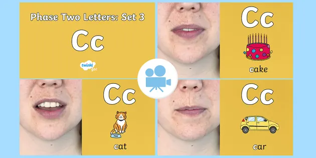 Phase 2 Phonemes Set 3 Letter C Video Teacher Made