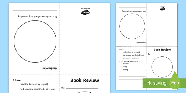 Book Review Writing Template (teacher made) - Twinkl