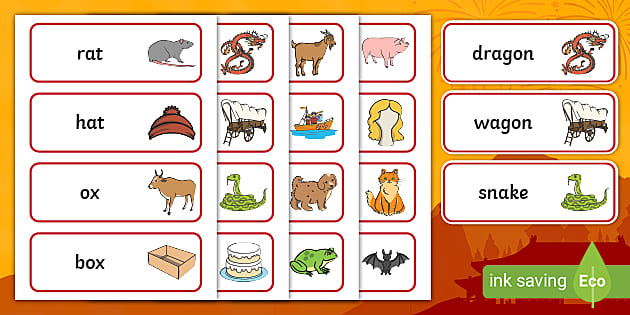 Chinese New Year Story Rhyming Word Matching Game - Twinkl