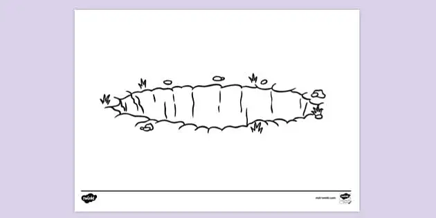 holes coloring pages