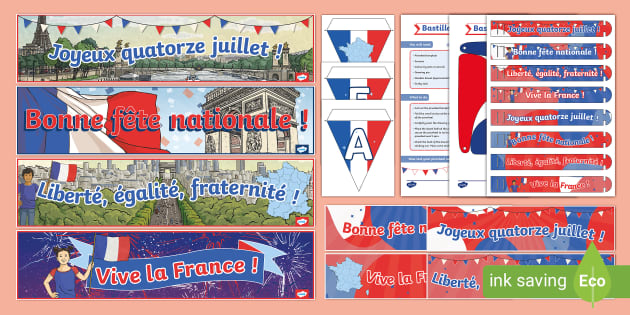 👉 Bastille Day Party Pack French Resources Languages 8800