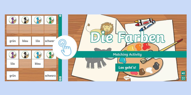 German Colours Game - Cách học từ vựng màu sắc tiếng Đức hiệu quả