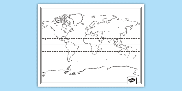 printable equator map geography resource twinkl