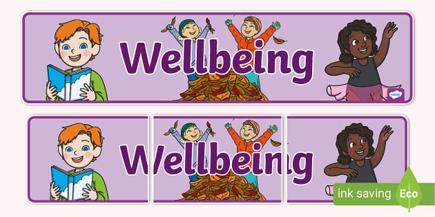 Aistear Wellbeing Banner (teacher made) - Twinkl