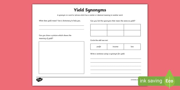 yield-synonyms-worksheet-teacher-made-twinkl