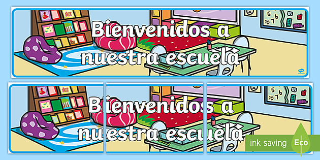 Bienvenidos Banner (teacher made) - Twinkl