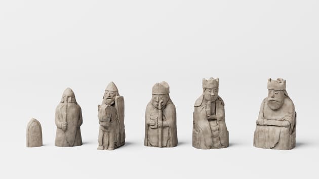 Lewis Chessmen Augmented Reality (AR) 3D Model