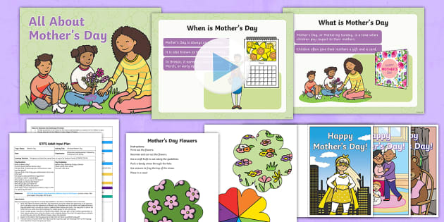 Mother's day activity  Mother's day activities, Simple past tense