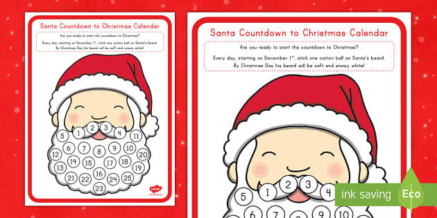santa countdown