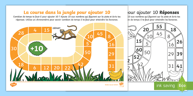 Poster à colorier Jungle – Do you speak français ?