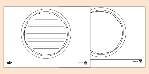 Pizza Writing Template (teacher made) - Twinkl